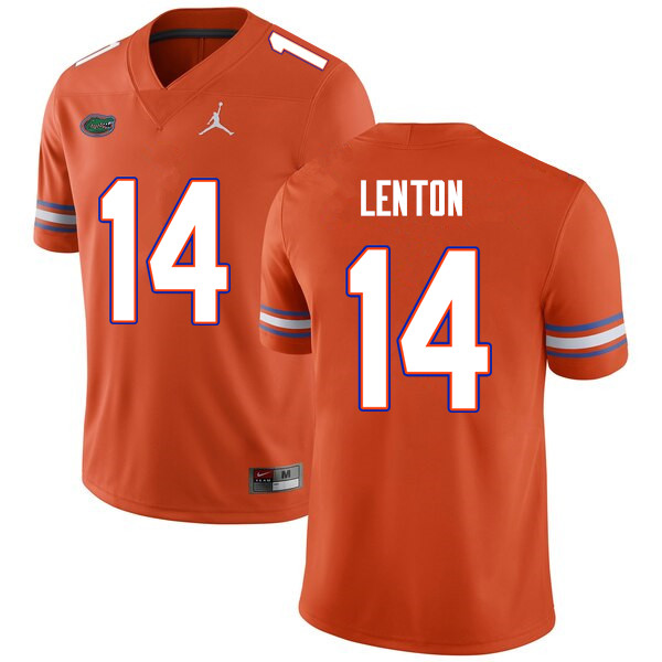 Men #14 Quincy Lenton Florida Gators College Football Jerseys Sale-Orange
